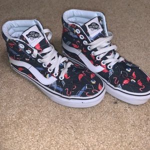 Navy Blue Flamingo Vans